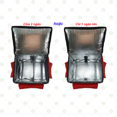 (Xịn Sò) Balo Túi Giữ Nhiệt Đa Năng 36 Lít KhoNCC Hàng Chính Hãng - Dài31xRộng27xCao44cm - Chuyên Dùng Cho Quán Ăn Uống, Shiper Giao Hàng - KKT-7166-36L (Màu Xanh Đen)