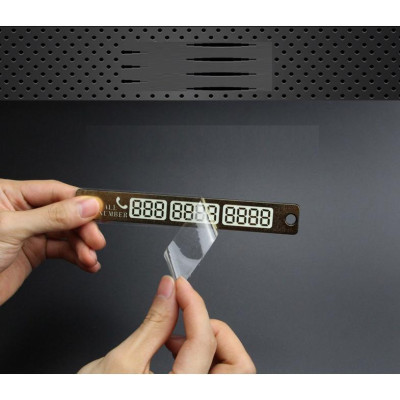 Thẻ ghi số điện thoại trên ô tô mẫu mới