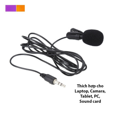 Micro Cài Áo Dùng Cho Wireless Go, Máy Ảnh, Máy Quay Phim Mic Microphone Mic Thu Âm Chân 3.5mm Dành Cho Điện Thoại, Máy Quay, Máy Trợ Giảng - Hàng Nhập Khẩu