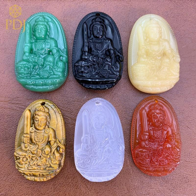 Mặt phật bản mệnh size lớn - tặng kèm dây dù đeo 