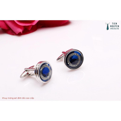 Khuy măng sét - Cufflinks đính đá cao cấp