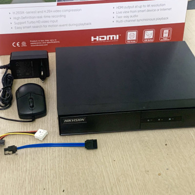 Đầu Ghi Camera  Turbo HD 3.0 DVR 8 Kênh Hikvision DS-7108HGHI-F1/N - Hàng Chính Hãng