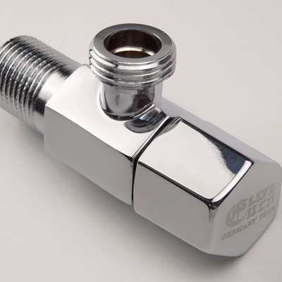 Van giảm áp và khóa đường nước Đồng mạ Chrome Eurolife EL-X40 (Trắng bạc)