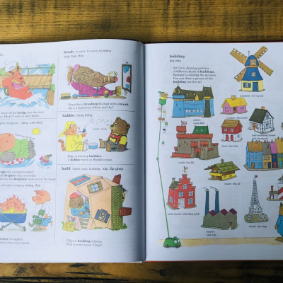 Sách từ điển anh việt ricshards scarry minh hoạ bằng hình ảnh -  bìa cứng, in màu