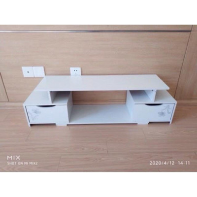 Kệ tivi tùy chỉnh kích thước A1970 (90-120)*27*32cm, Gỗ MDF 12mm phủ melamine chống thấm