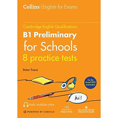 Sách - B1 Preliminary For Schools 8 Practice Tests - Nhân Trí Việt