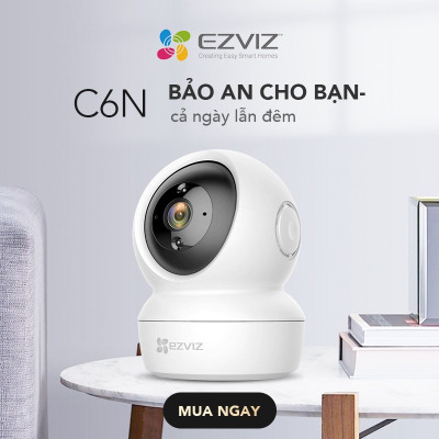 Camera Wifi Ezviz C6N 2Mpx Full HD- xem và đàm thoại 2 chiều trên điện thoại - Hàng chính hãng