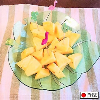 Đĩa nhựa pha lê hình chiếc lá Yamada Monstera - Hàng Nội Địa Nhật Bản