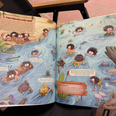 (Bìa cứng) MỘT NGÀY CỦA NGƯỜI NGUYÊN THUỶ: LỤC CỤC ĐỤC ĐẼO – Duan Zhang Qu Yi Studio – Thái Hà – NXB Công Thương