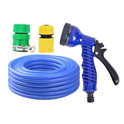 Bộ dây vòi xịt tưới cây, rửa xe 7-10M (cút nhựa nối nhựa xanh) 206843 