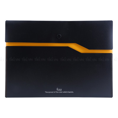 Bìa Nút A4 Guangbo FX 103002 Đen Viền - Màu Ngẫu Nhiên