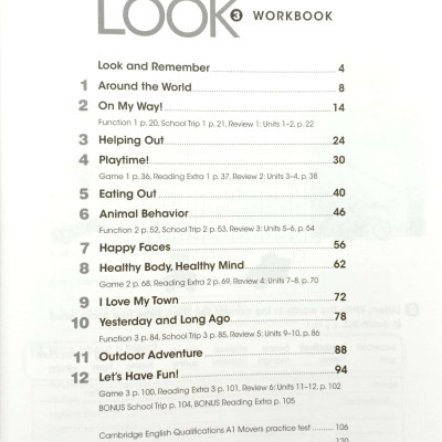 Look 3: Workbook With Online Practice