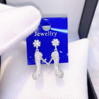 Bộ trang sức bạc hình guốc MS179