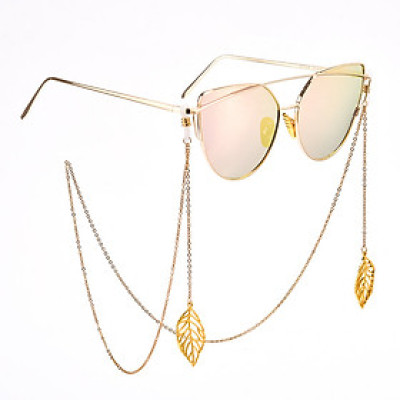 Dây đeo kính glasses chain chiếc lá phong cách retro cá tính tua rua titan dây chuyền đeo mắt kính unisex cá tính