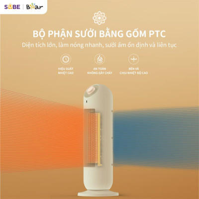 Máy sưởi Bear SH-4H20A hàng chính hãng