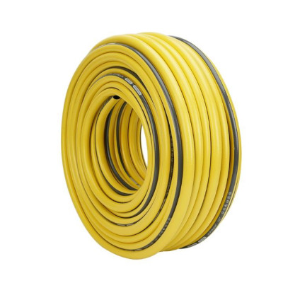 Bộ dây vòi xịt nước rửa xe, tưới cây . tăng áp 3 lần, loại 20m 206701 đầu đồng, cút, nối đen
