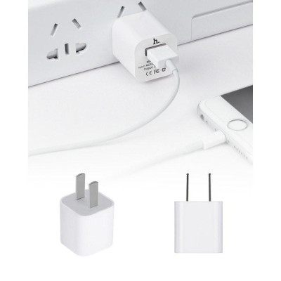 Củ Sạc Cho iPhone 1A Hoco UH102 - Sạc 1A - 5W Chuẩn - Hàng Chính Hãng