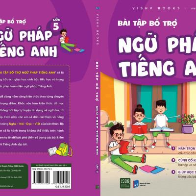 Bài tập bổ trợ ngữ pháp tiếng anh lớp 5 - VISHV Books