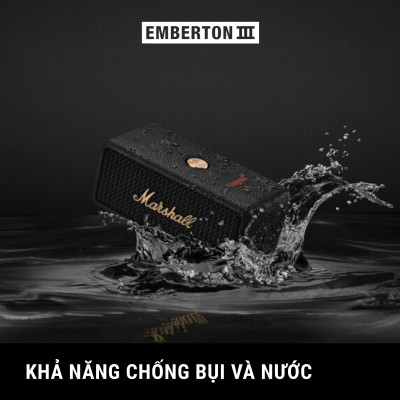 [NEW ARRIVAL] Loa Bluetooth Marshall Emberton III Portable - Hàng chính hãng