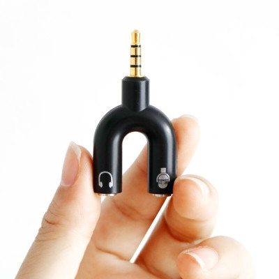 Cáp Chia Jack Thành Mic Headphone 10789 - Hàng Nhập Khẩu