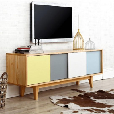 Kệ tivi gỗ phong cách Hàn Quốc