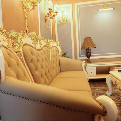 Combo ghế sofa băng da bò Italy Juno sofa màu xám SFBCT19 2m4/1m2 hàng cao cấp chuẩn da bò nhập khẩu Ý