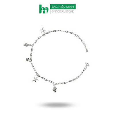 Lắc Chân Nữ Chuông Nhỏ Bạc Ta Chính Hãng Bạc Hiểu Minh LC242