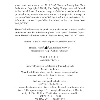 What I Wish I Knew When I Was 20 : A Crash Course on Making Your Place in the World - Nếu Tôi Biết Được Khi Còn 20