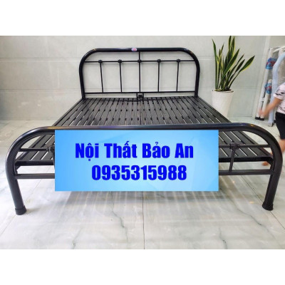 Giường sắt mỹ nghệ nhiều size từ 1m đến 1m8 - Nội Thất Bảo An