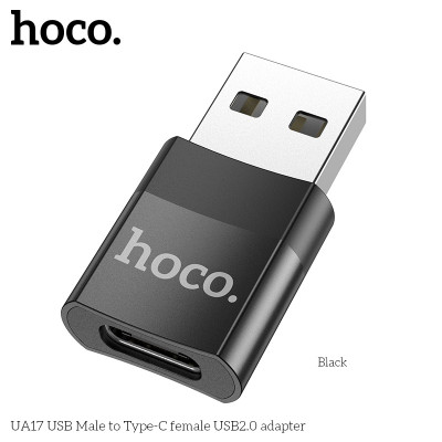 Đầu chuyển usb sang type c, bộ chuyển đổi usb type c  UA17 - Hàng chính hãng