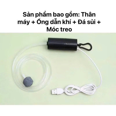 Máy Bơm Sủi Khí Oxy Mini Hiệu Suất Cao - Loại Tốt Cho Hồ Cá Hàng Đầu