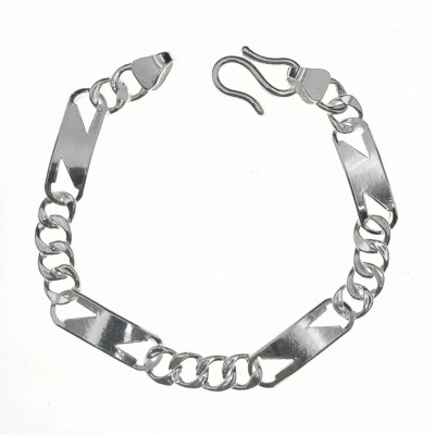 Lắc Tay Nam Bạc Ta Đơn Giản N Nam Tính BẠC HIỂU MINH LTN035S