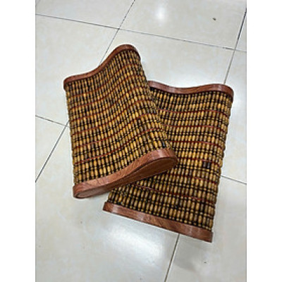Gối Công Thái Học Gỗ Bách Xanh Cao Cấp - Kích Thước 36cmx24cmx8/4cm ( video , hình thật )
