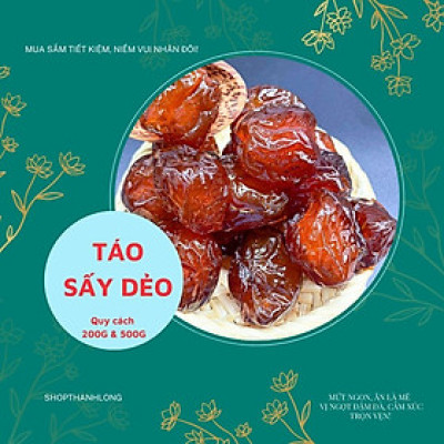 MỨT TÁO SẤY DẺO THÀNH LONG 200G - VIỆT NAM
