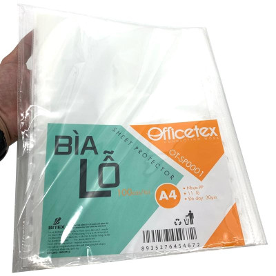 Bìa Lỗ A4 OT-SP0001 (100 Cái/Túi)