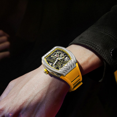 Đồng hồ nam chính hãng IW Carnival Sport IW759G-1,kính sapphire,chống xước,chống nước 50m,Bh 24 tháng,máy cơ (automatic), dây cao su chính hãng