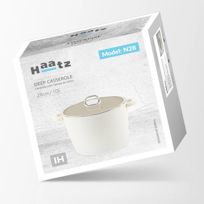 Nồi luộc gà chống dính phủ gốm Hàn Quốc dung tích 10L size 28cm, bảo hành 24 tháng