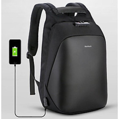 Ba lô nam thời trang đa năng tích hợp chế độ chống trộm cao cấp + sạc USB tiện dụng và siêu chống thấm nước(15,6")