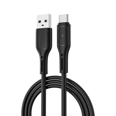 Dây cáp sạc nhanh 2.4A USB-A to Type C Hiệu WIWU Starlink - Chuẩn sạc MFI, chống rối, đầu cáp siêu bền, công nghệ AI chống cháy nổ iP 15 16 Pro Max iPad Pro S21 S22 S23 S24 Redmi cho Oppo - Hàng nhập khẩu