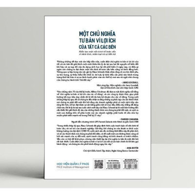 Sách - Một Chủ Nghĩa Tư Bản Vì Lợi ích Của Tất Cả Các Bên - Klaus Schwab & Peter Vanham - Pace Books