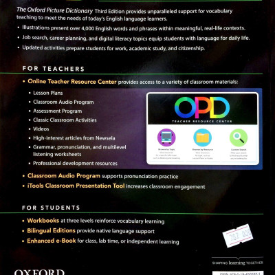 Oxford Picture Dictionary English/Vietnamese 3 Ed. Dictionary