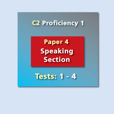C2 Proficiency 1 with 4 Practice Tests - Latest Format