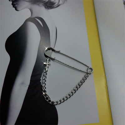 Ghim cài áo hip hop thời trang basic phong cách Hàn Quốc