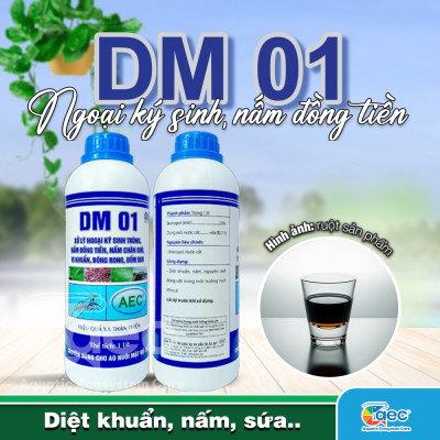 DM 01 – Giải pháp kiểm soát nấm đồng tiền, bảo vệ tôm cá khỏe mạnh