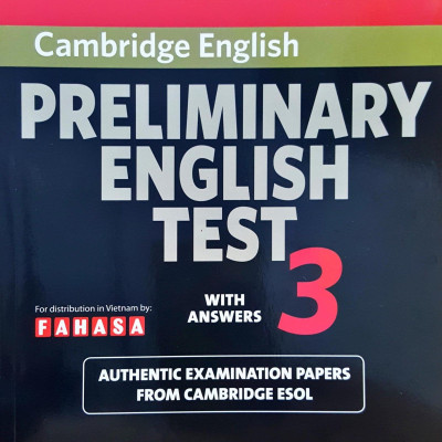 Cambridge Preliminary English Test 3 Student