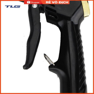 Bộ dây và vòi xịt rửa xe tưới cây tăng áp,vòi xịt rửa,vòi tưới cây 810-2498 (dây xám- cút nối xanh)
