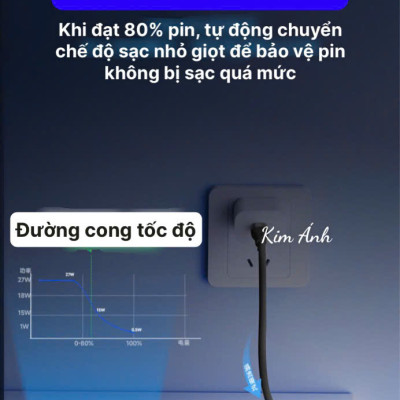 Dây sạc LI-TOP LX73 100W, chân cắm Type C, dây bọc lớp cao su mềm chống rách, đầu lưới SR chống uốn, hàng chính hãng