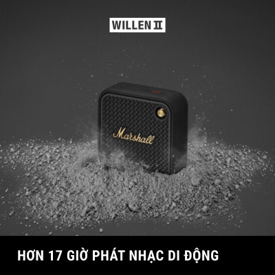 [NEW ARRIVAL] Loa Bluetooth Marshall Willen II Portable - Hàng chính hãng