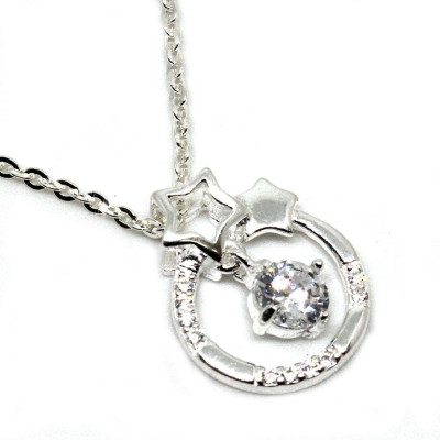 Dây Và Mặt Dây Chuyền Bạc Hiểu Minh DMD050F