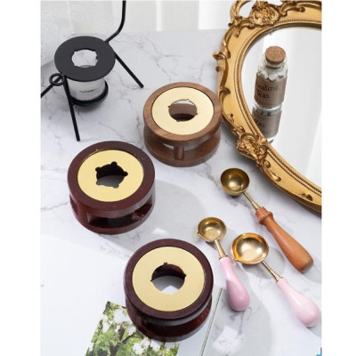 Thìa muỗng và lò đun sáp đóng dấu niêm phong decor bì thư, thiệp cưới, quà tặng